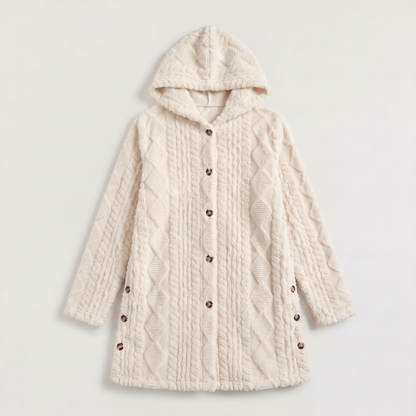 Feathorne Women's Hooded Teddy Fleece Cardigan - view 7