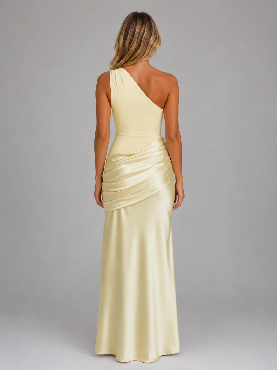 Feathorne Women's Sophie One Shoulder Maxi Dress - side view