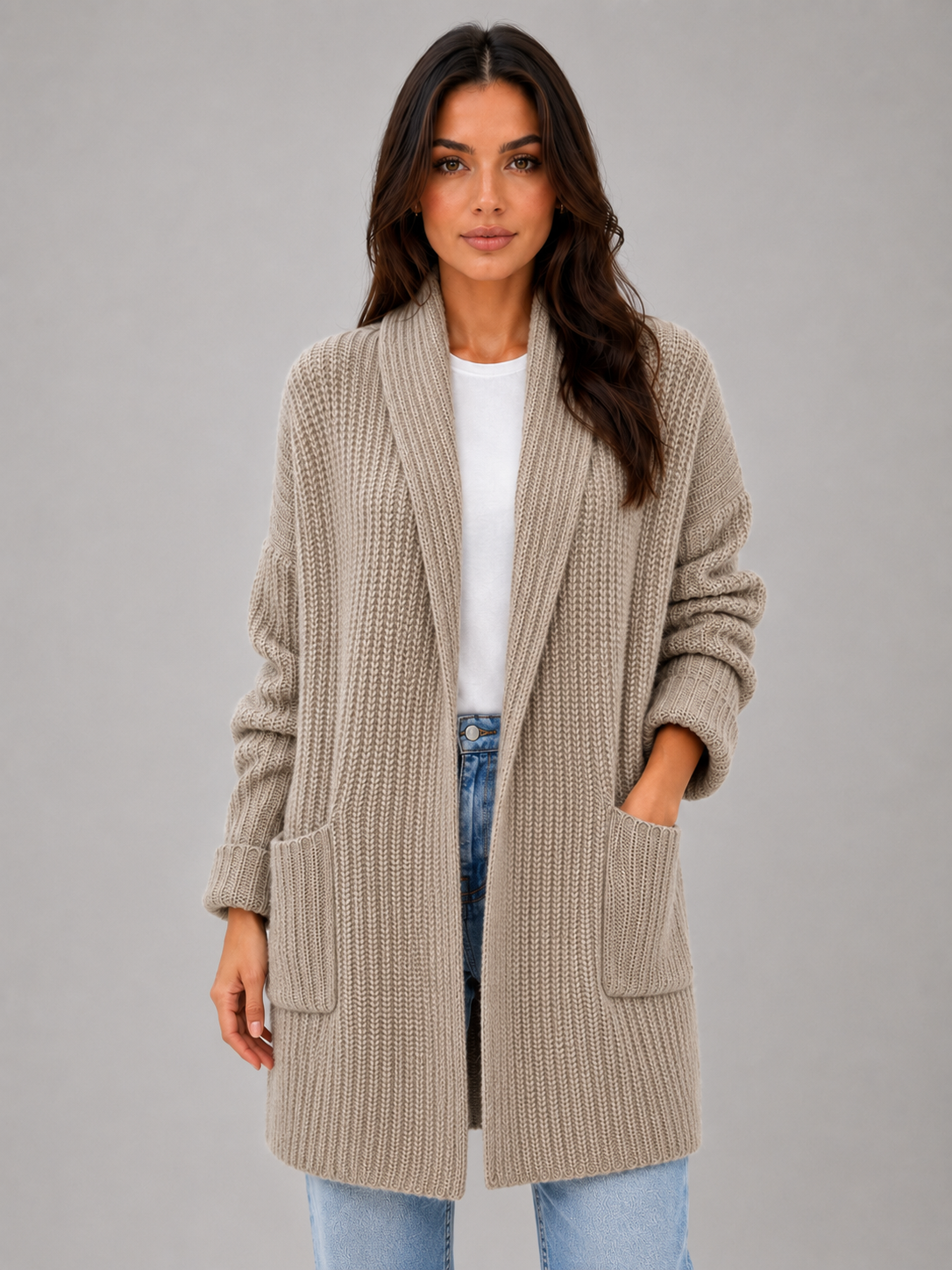 Feathorne Women's Open Front Longline Cardigan - view 4