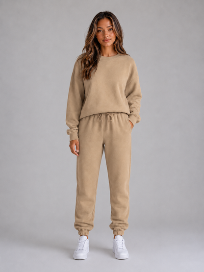 Feathorne Women's Oversized Crew Neck Tracksuit Set - view 6