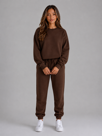 Feathorne Women's Oversized Crew Neck Tracksuit Set - view 8