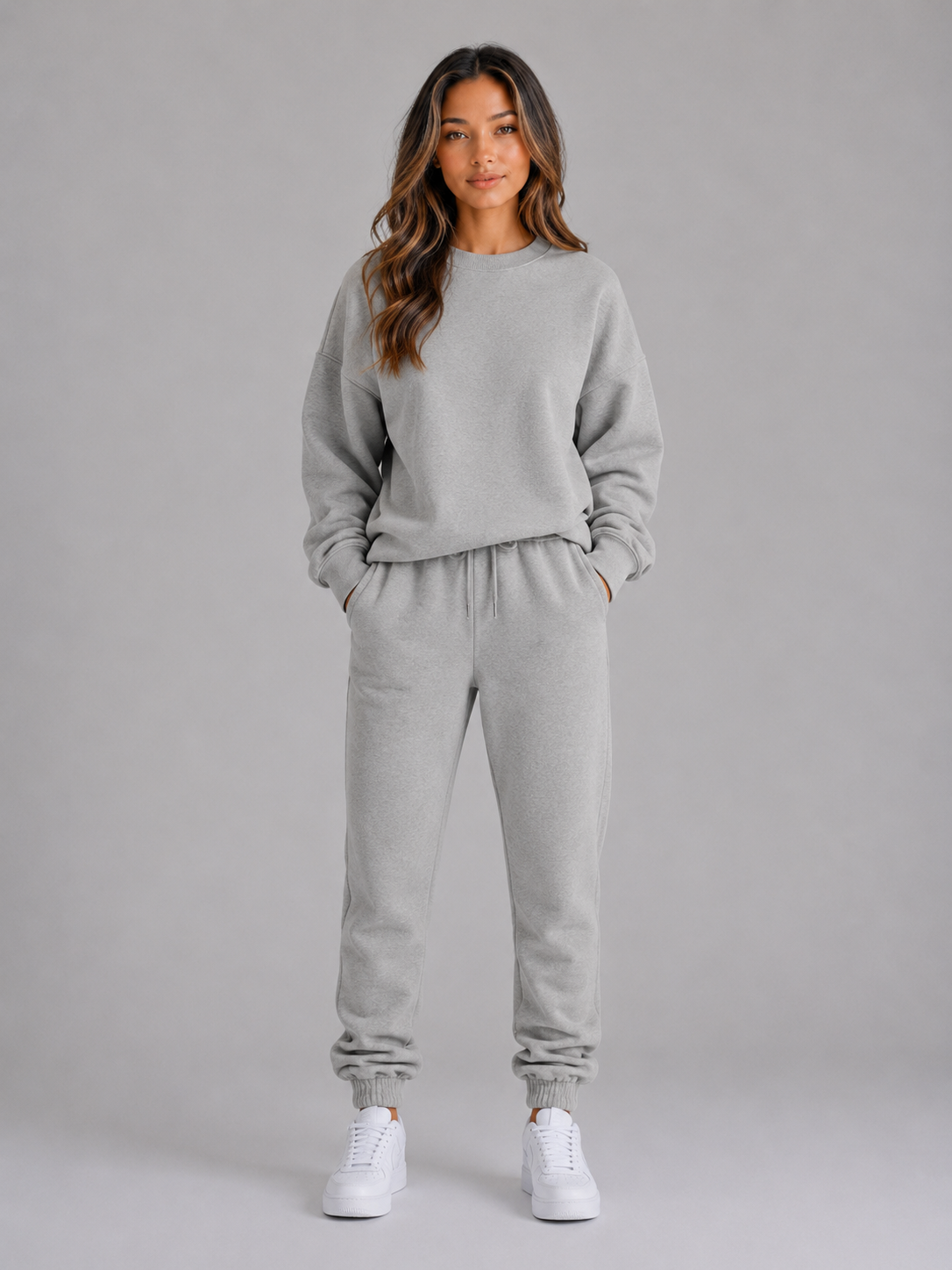 Feathorne Women's Oversized Crew Neck Tracksuit Set - view 7