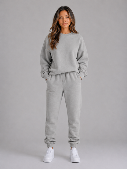 Feathorne Women's Oversized Crew Neck Tracksuit Set - view 7