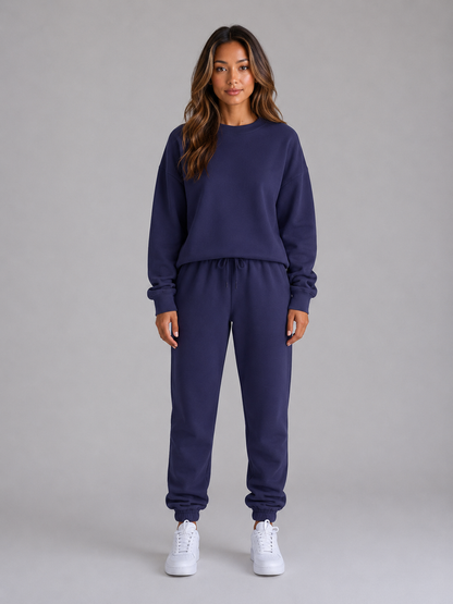 Feathorne Women's Oversized Crew Neck Tracksuit Set - view 9
