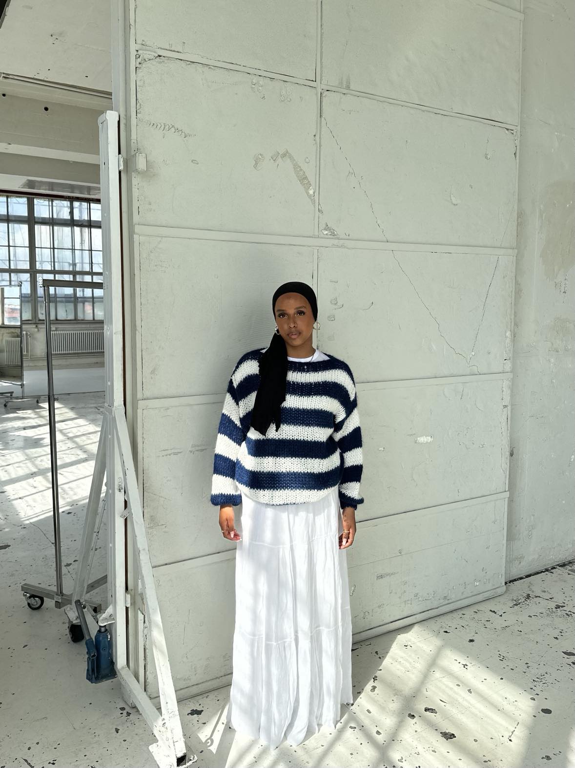 Feathorne Women's Oversized Striped Knit Jumper - view 7