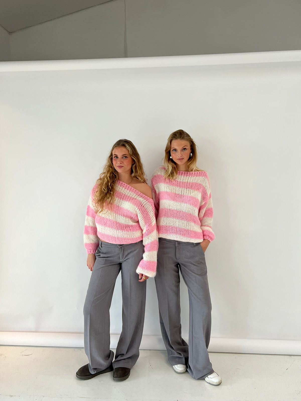 Feathorne Women's Oversized Striped Knit Jumper - view 13
