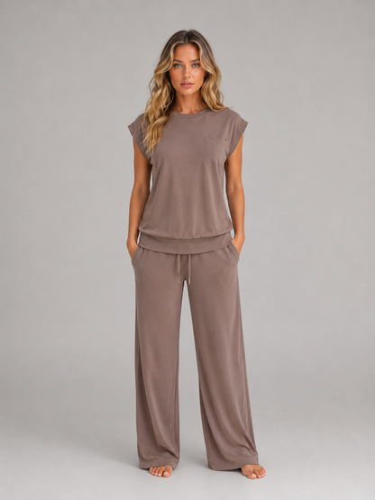 Feathorne Women's Maeve Two-Piece Lounge Set - side view