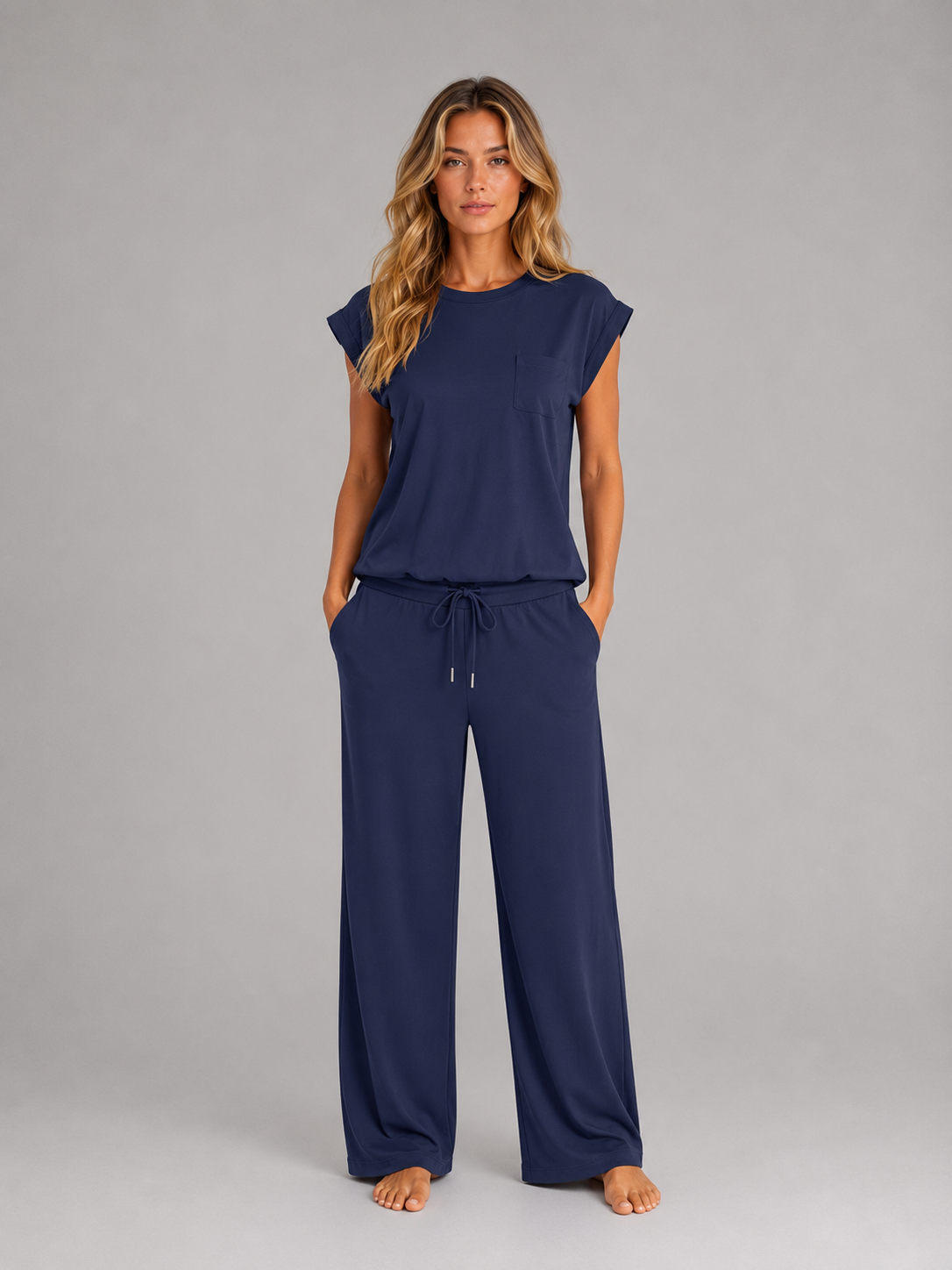 Feathorne Women's Maeve Two-Piece Lounge Set - alternate styled view