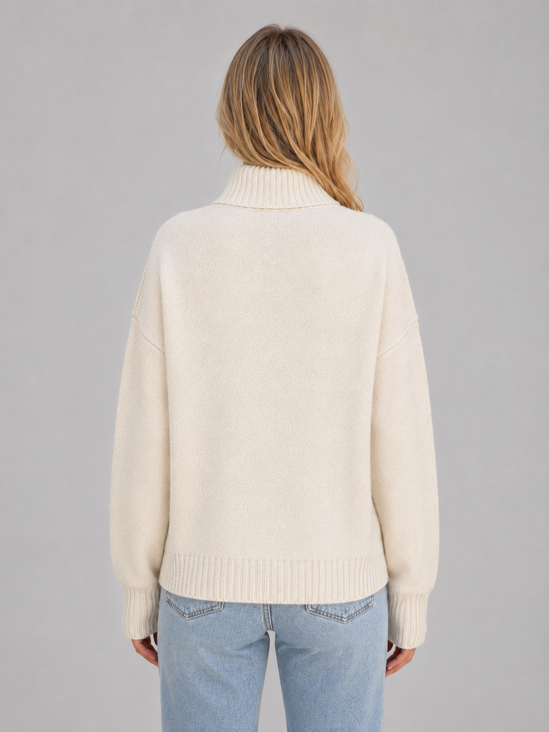 Feathorne Women's Philippa Beige Zip Up Knitted Cardigan - front view style