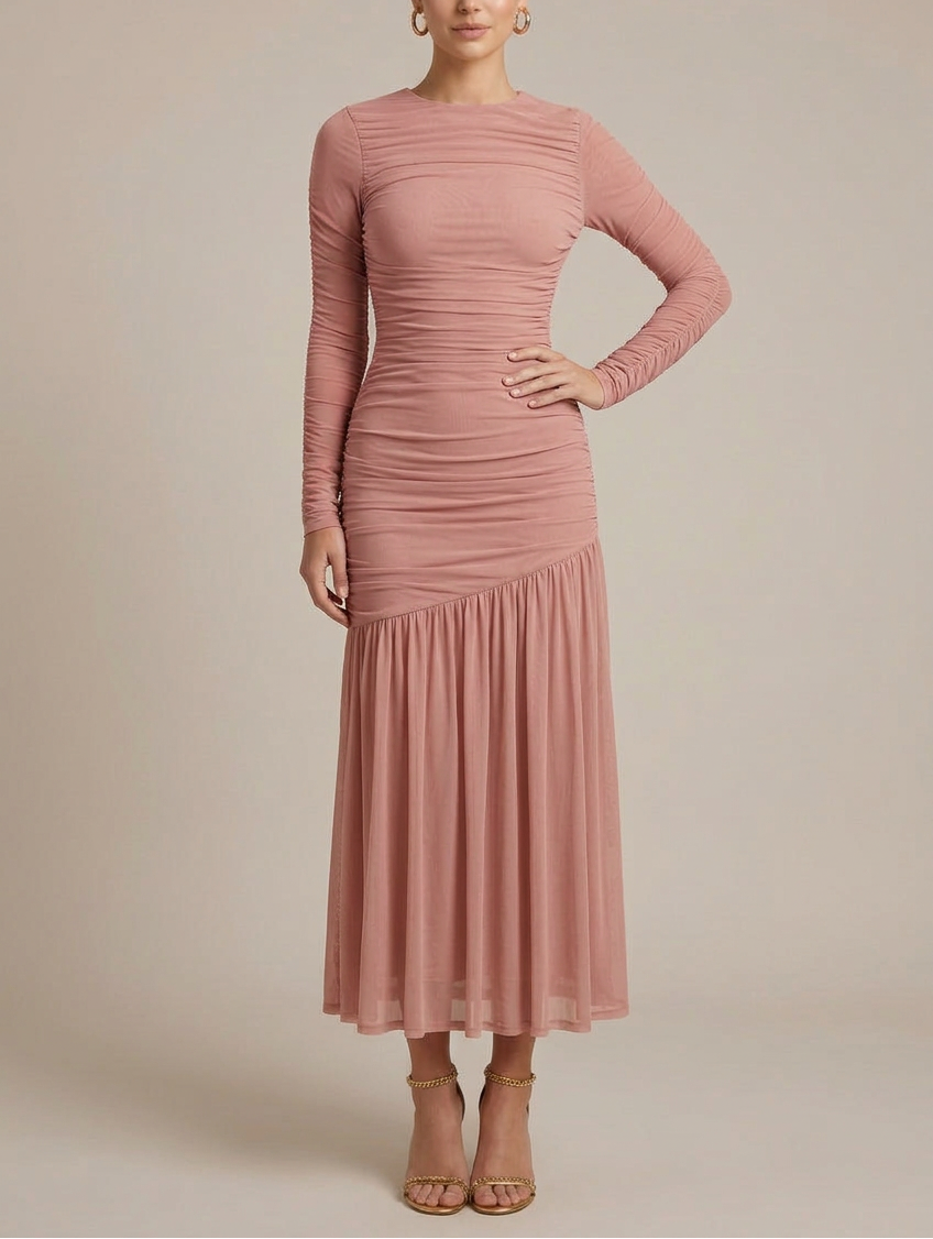 Eleanor Drop Waist Midi Dress - colour options